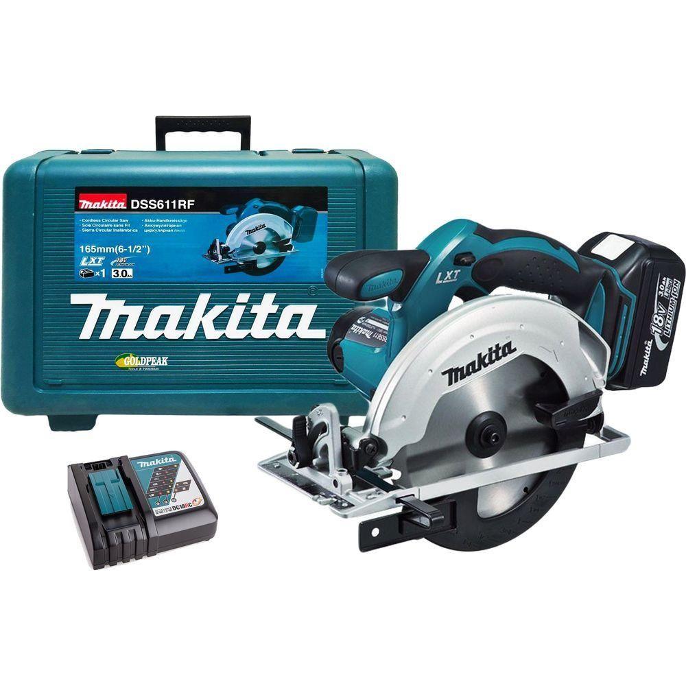Makita DSS611RF 18V Cordless Circular Saw (LXT-Series) - Goldpeak Tools PH Makita Makita DSS611RF 18V Cordless Circular Saw (LXT-Series) - Goldpeak Tools PH Makita